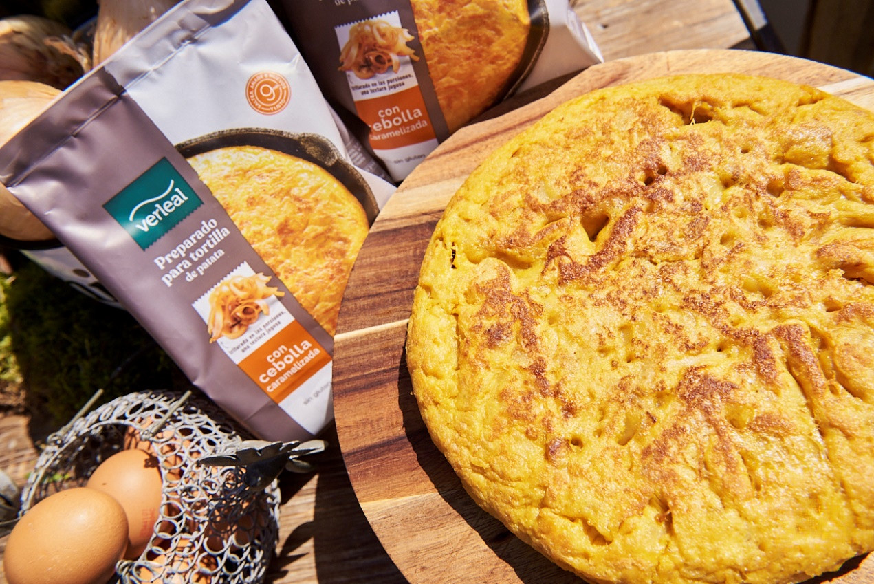 Verleal Presenta Su Preparado De Tortilla De Patata Con Cebolla