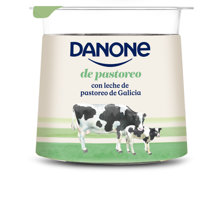 Danone ha presentado su primer yogur hecho con leche de pastoreo