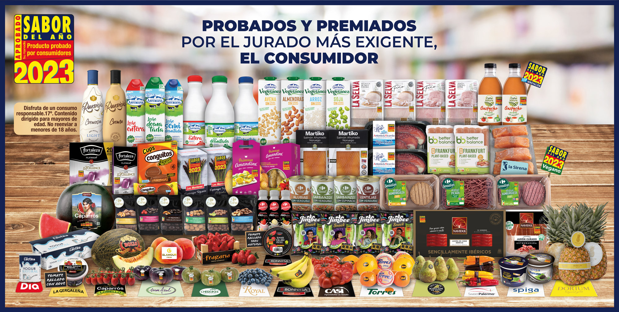 El yogur natural Dia Láctea premiado con el “Sabor del Año 2023