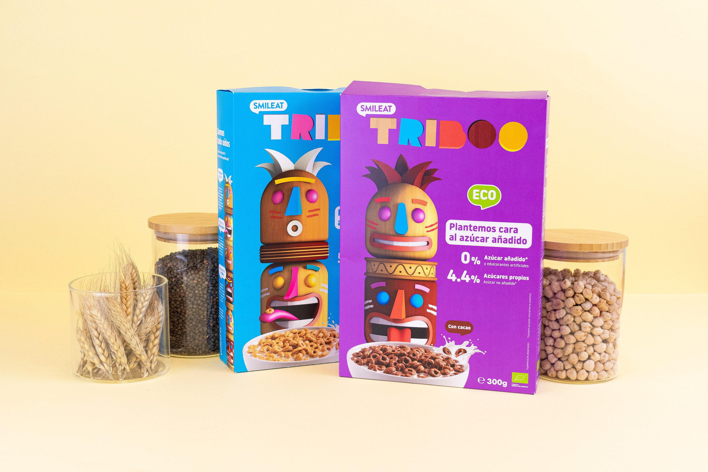 Smileat Triboo Cereales Desayuno Sabor Chocolate 300g