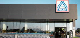 Exterior del nuevo Aldi de El Verger.