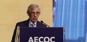 El presidente de Aecoc, Javier Campo, en la inauguración del 18º Congreso de Horeca.