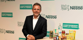 Jacques Reber, director general de Nestlé España, durante la presentación realizada hoy en Madrid.