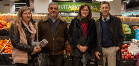 Al acto inaugural han asistido Alexandre Pagès, responsable de Expansión de Aldi; la subdirectora general de Comerç de la Generalitat de Catalunya, Montserrat Gallardo y representantes del Eix Come