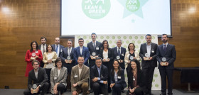 En la imagen, los galardonados en los Premios Lean&Green de Aecoc.