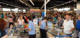 En la imagen, la nueva tienda de Logroño de Aldi, en el Centro Comercial Parque Rioja.