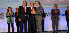 El premio ha sido recogido por Marcos de Quinto, vicepresidente ejecutivo y Chief Marketing Officer de The Coca-Cola Company, y Jorge Garduño, director general de Coca-Cola para España y Portugal.