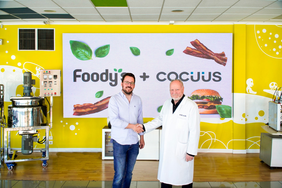 Gonzalo Agorreta, Ceo de Foodys y Patxi Larumbe, fundador y Ceo de Cocuus