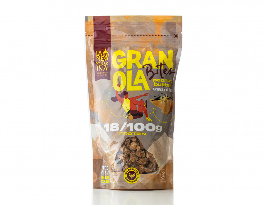 Granola Bites Peanut Butter & Vanilla 275 g. La Newyorkina.