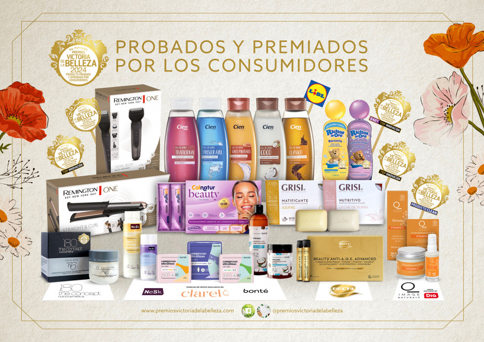 Foto bodegón premiados VICTORIA DE LA BELLEZA 2024