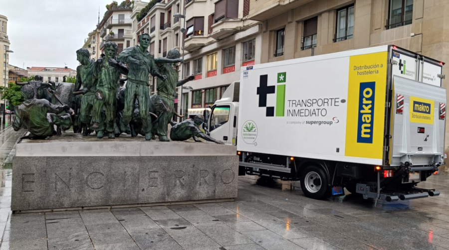 Camion electrico Makro Pamplona