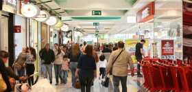 Interior   RioSul, a two storey shopping centre in Seixal, southern Lisbon, Portugal