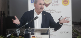 El presidente de la DOP Torta del Casar, Ángel Pacheco