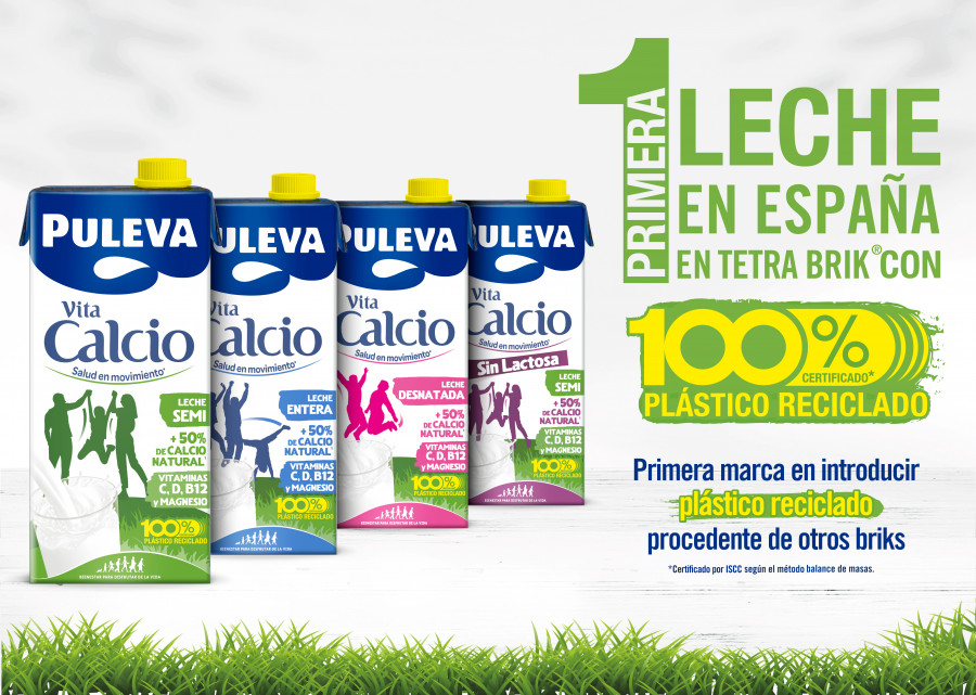 20240924 PUL Puleva Vita Calcio presenta el primer Tetra Brik de leche en España con plástico 100% reciclado