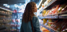 Mujer comprando