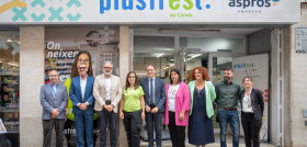 Representantes Plusfresc y Fundación ASPROS