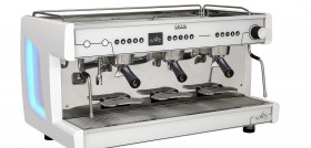 Quality Espresso Gaggia La Vetro Pro 3G blanca