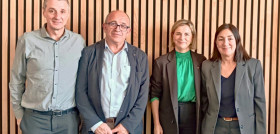 Fernando Tercero, Joan Gòdia, Rosa Cubel y Rosa M. Anguita Garrido, en el encuentro