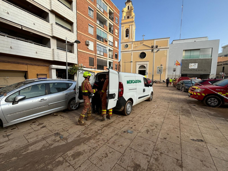 Vehículo de reparto de Mercadona