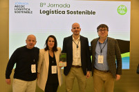 Integrantes del equipo de Supply Chain de Campofrío España y Enviroment and Climate Change de Sigma en Europa que asistieron a la entrega del reconocimiento 1