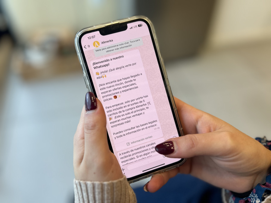 Alimerka pone en marcha un canal whatsapp para estar más cerca de sus clientes