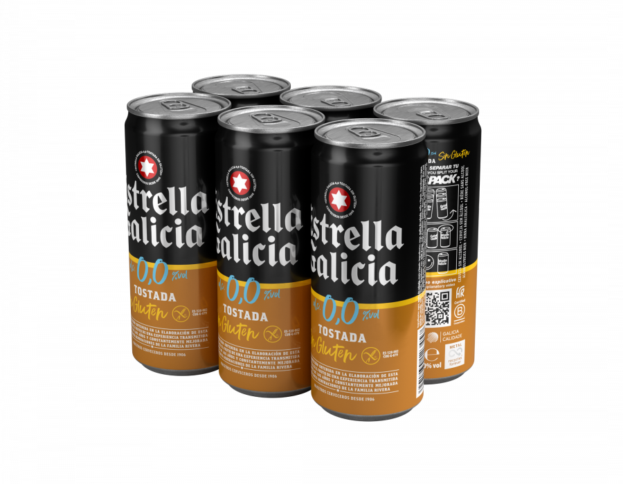 Pack Latas EG 6x33 Tostada SinGluten