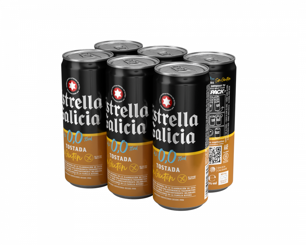 Pack Latas EG 6x33 Tostada SinGluten