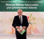 Juan Roig, presidente de Mercadona, tras la celebraci�n de la Rueda de Prensa 2024